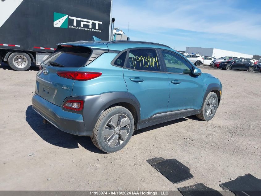 2019 Hyundai Kona Limited VIN: KM8K33AG9KU023300 Lot: 11993974