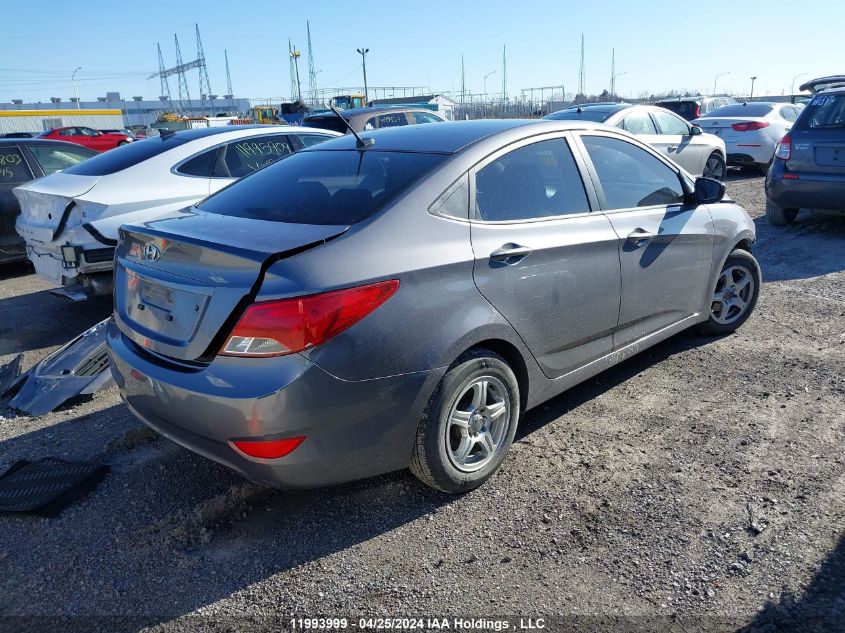 2015 Hyundai Accent Gls VIN: KMHCT4AEXFU801859 Lot: 11993999