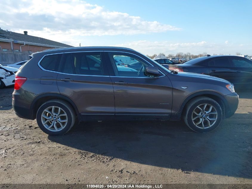 2012 BMW X3 VIN: 5UXWX5C55CL717702 Lot: 11994020