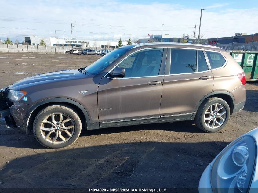 2012 BMW X3 VIN: 5UXWX5C55CL717702 Lot: 11994020