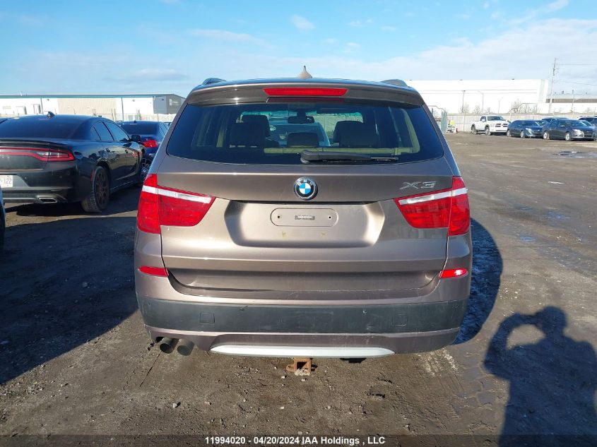 2012 BMW X3 VIN: 5UXWX5C55CL717702 Lot: 11994020