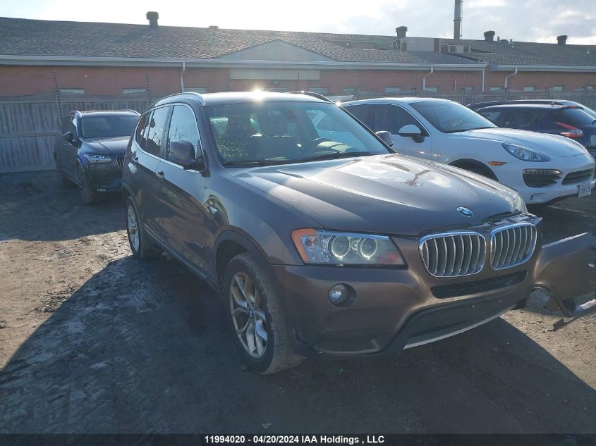 2012 BMW X3 VIN: 5UXWX5C55CL717702 Lot: 11994020