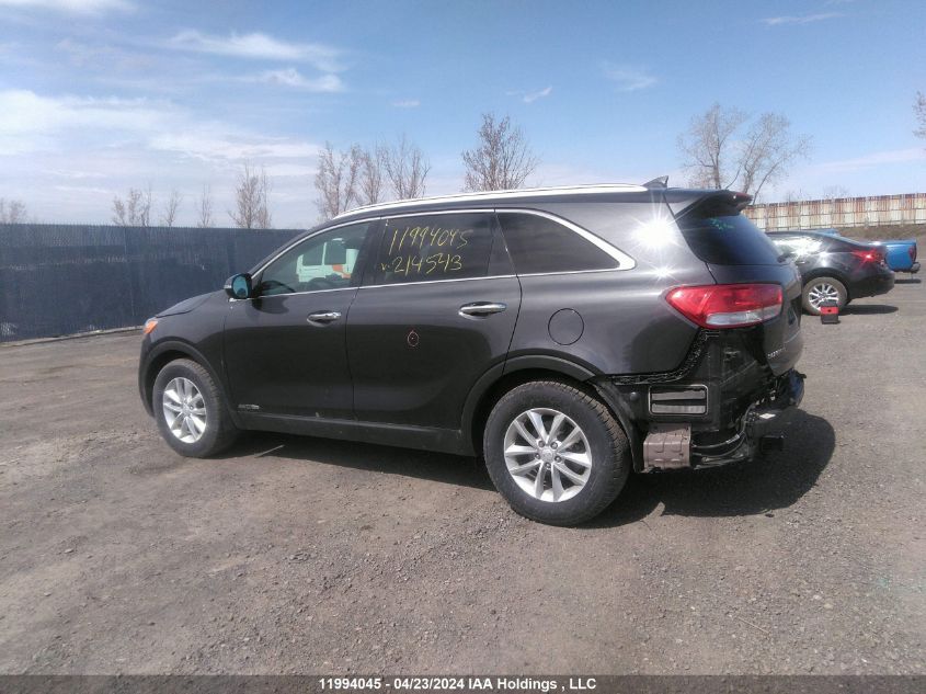 2017 Kia Sorento VIN: 5XYPGDA58HG214543 Lot: 11994045