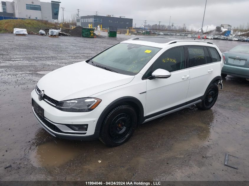 2019 Volkswagen Golf Alltrack S/Se/Sel VIN: 3VWH17AU5KM521562 Lot: 11994046