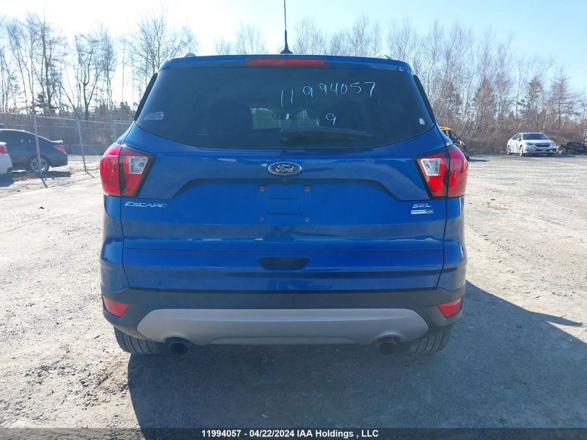 2019 Ford Escape Sel VIN: 1FMCU9HDXKUB16889 Lot: 11994057