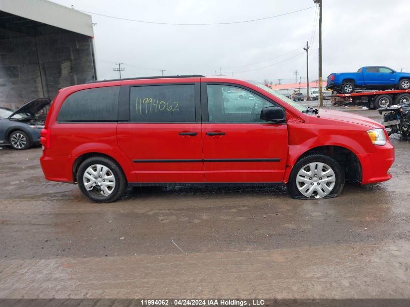 2016 Dodge Grand Caravan Se/Sxt VIN: 2C4RDGBG5GR264216 Lot: 11994062