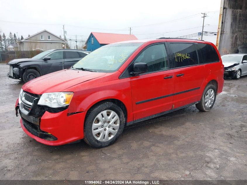 2016 Dodge Grand Caravan Se/Sxt VIN: 2C4RDGBG5GR264216 Lot: 11994062