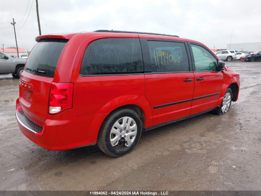 2016 Dodge Grand Caravan Se/Sxt VIN: 2C4RDGBG5GR264216 Lot: 11994062