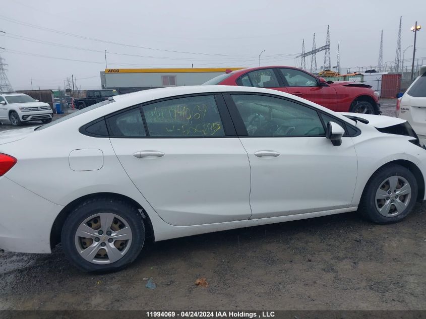 2017 Chevrolet Cruze VIN: 3G1BC5SM6HS506295 Lot: 11994069