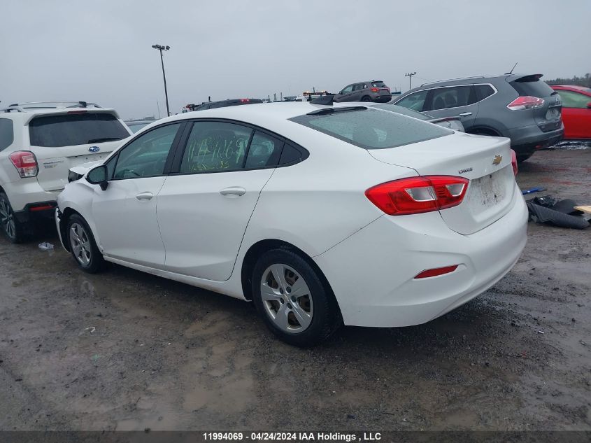 2017 Chevrolet Cruze VIN: 3G1BC5SM6HS506295 Lot: 11994069