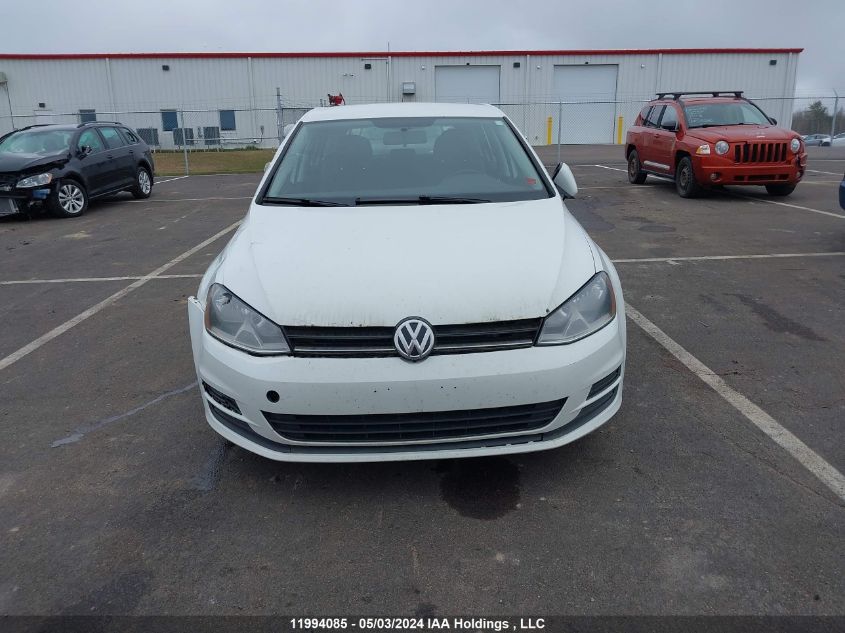 2015 Volkswagen Golf VIN: 3VW217AU8FM063642 Lot: 11994085