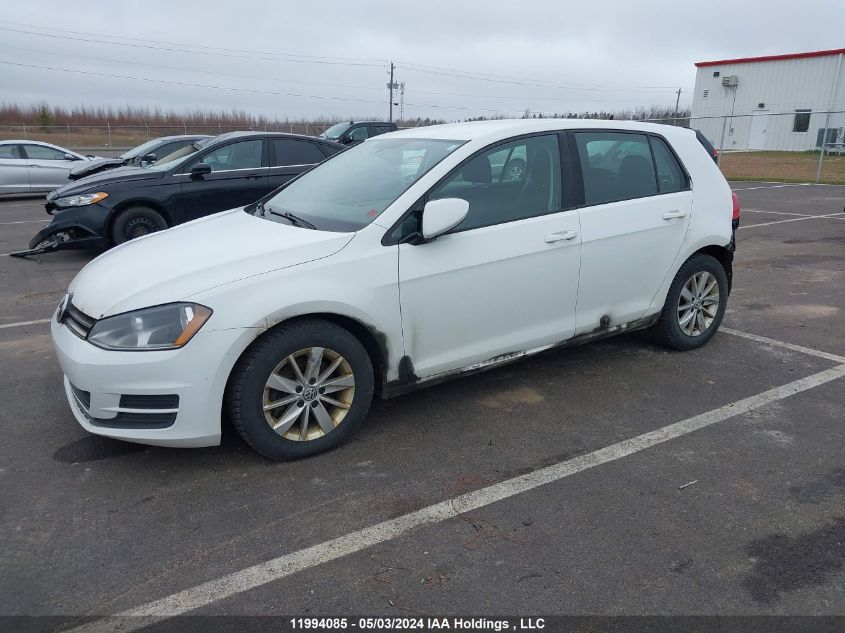 2015 Volkswagen Golf VIN: 3VW217AU8FM063642 Lot: 11994085