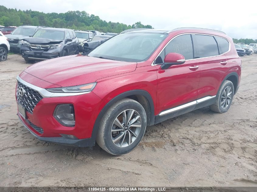 2019 Hyundai Santa Fe Luxury VIN: 5NMS3CAA2KH071888 Lot: 11994125