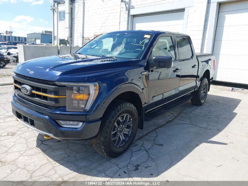 2022 Ford F150 Supercrew VIN: 1FTEW1E8XNFB27089 Lot: 11994132