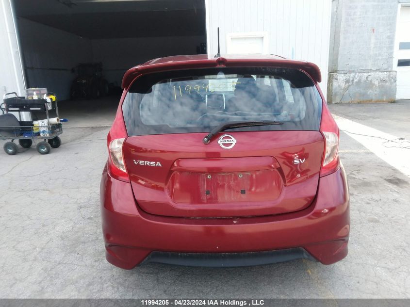 2018 Nissan Versa Note S/Sr/Sv VIN: 3N1CE2CP0JL365336 Lot: 11994205