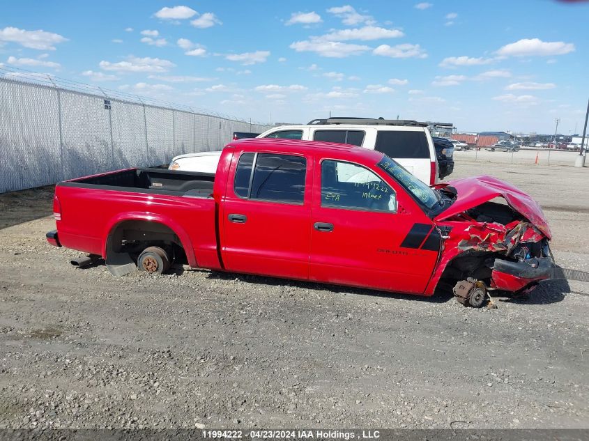 2002 Dodge Dakota VIN: 1B7HL38N62S612805 Lot: 11994222