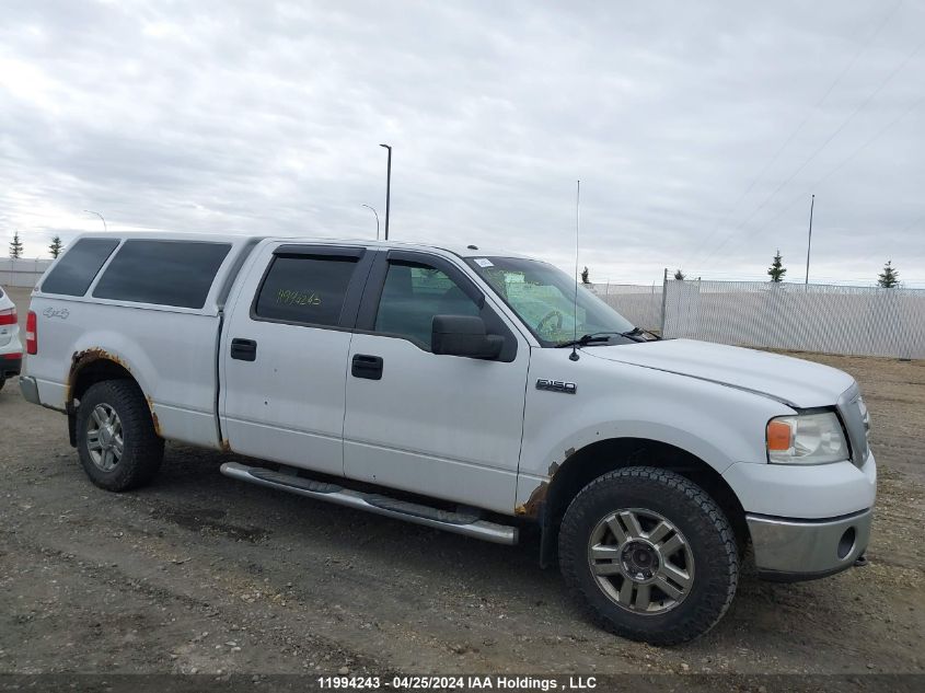 2008 Ford F150 Supercrew VIN: 1FTPW14V58FC35060 Lot: 11994243