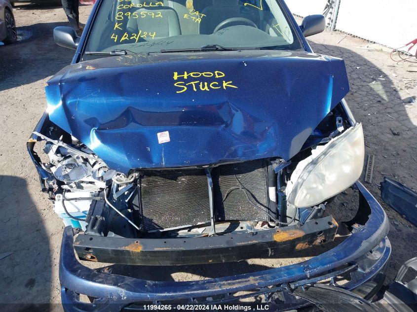 2008 Toyota Corolla Ce/Le/S VIN: 2T1BR32E58C895592 Lot: 11994265