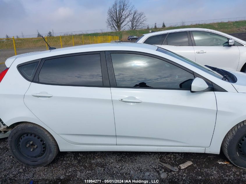 2013 Hyundai Accent Gl VIN: KMHCT5AEXDU126789 Lot: 11994271