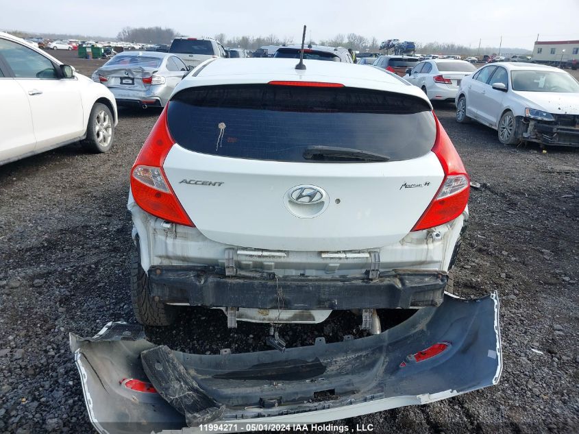 2013 Hyundai Accent Gl VIN: KMHCT5AEXDU126789 Lot: 11994271