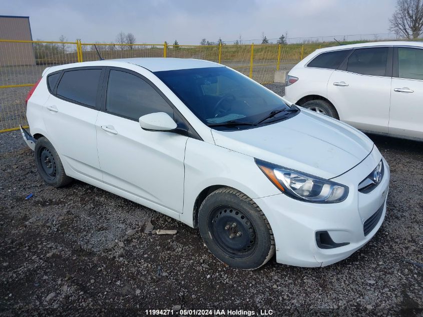 2013 Hyundai Accent Gl VIN: KMHCT5AEXDU126789 Lot: 11994271