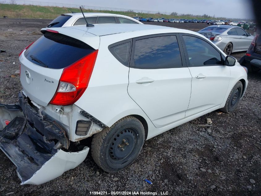 2013 Hyundai Accent Gl VIN: KMHCT5AEXDU126789 Lot: 11994271