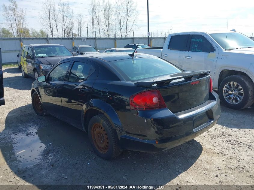 2013 Dodge Avenger VIN: 1C3CDZAB9DN772452 Lot: 11994351