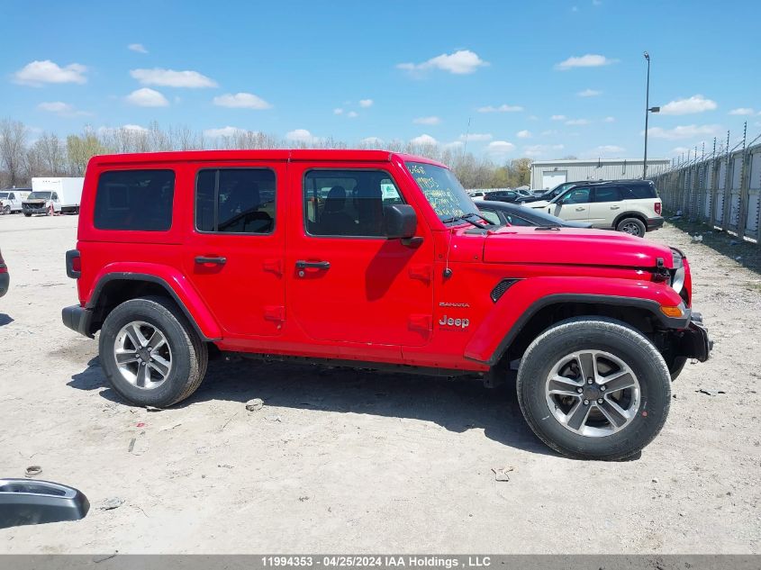 2023 Jeep Wrangler Sahara VIN: 1C4HJXEN7PW572493 Lot: 11994353