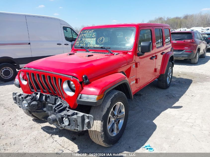 2023 Jeep Wrangler Sahara VIN: 1C4HJXEN7PW572493 Lot: 11994353