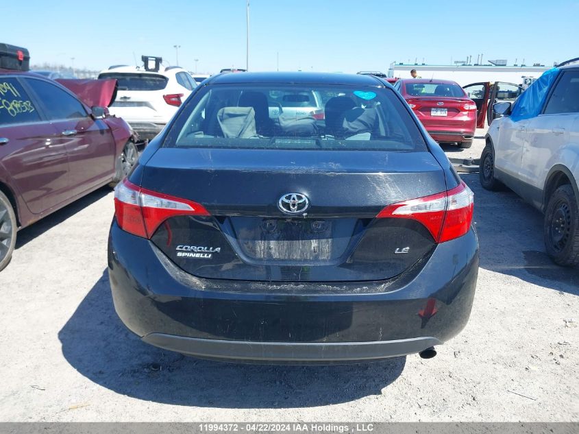 2016 Toyota Corolla Le VIN: 2T1BURHE5GC505078 Lot: 11994372