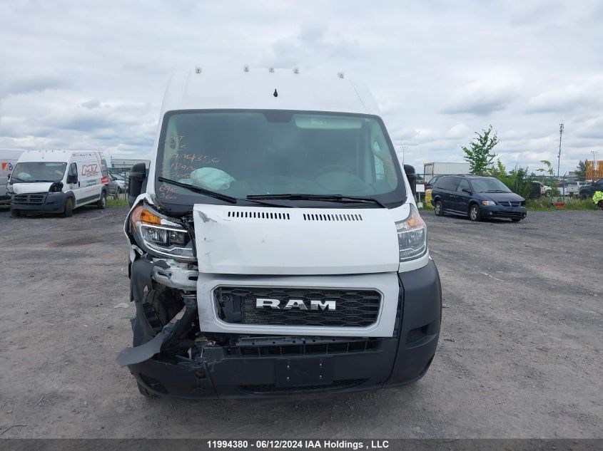 2021 Ram Promaster 2500 High Roof 136 In. Wb VIN: 3C6LRVCG6ME570548 Lot: 11994380