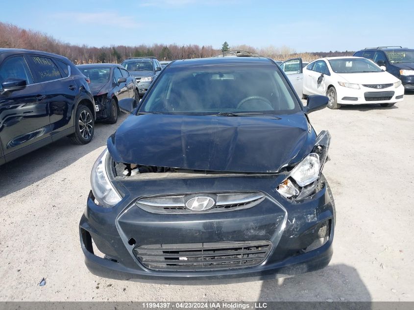 2016 Hyundai Accent VIN: KMHCT5AE3GU260872 Lot: 11994397