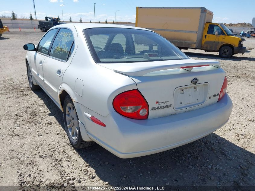 2000 Nissan Maxima Gle/Gxe/Se VIN: JN1CA31A6YT219464 Lot: 11994425