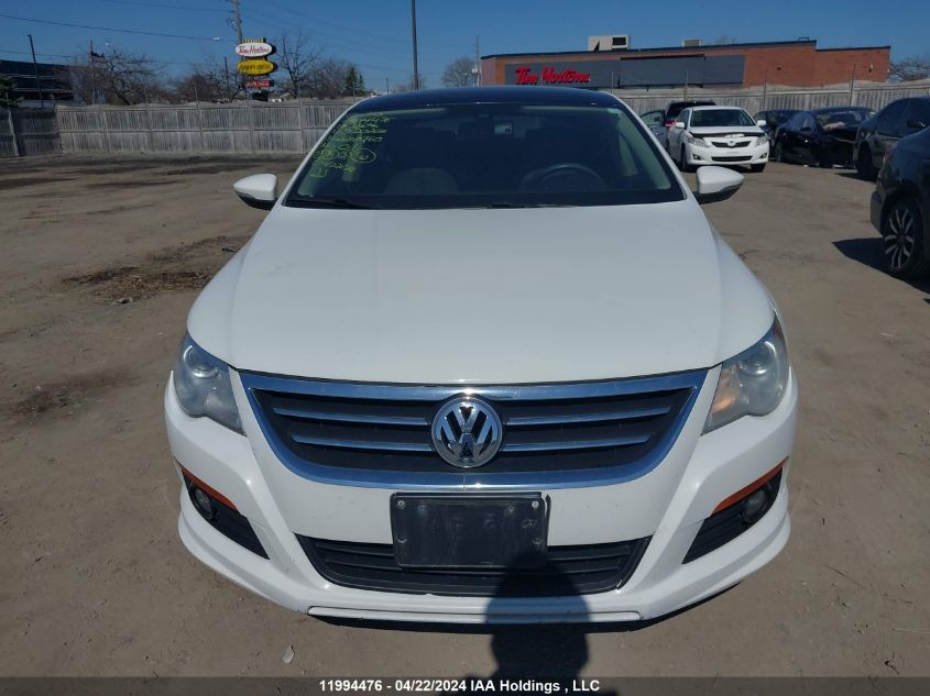 2012 Volkswagen Cc Vr6 4Motion VIN: WVWGU9AN5CE520266 Lot: 11994476