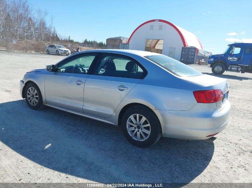 2011 Volkswagen Jetta Sedan VIN: 3VWDK7AJ5BM379750 Lot: 11994502