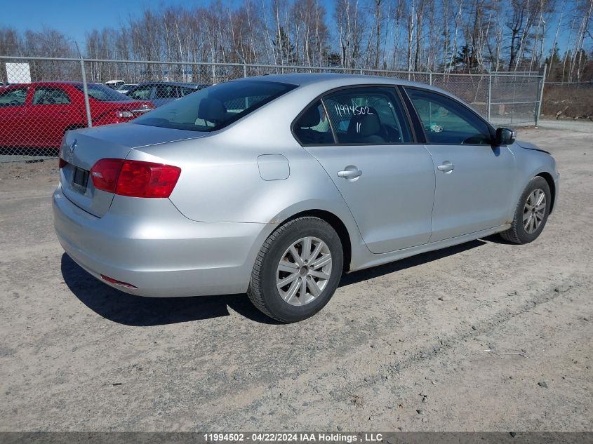 2011 Volkswagen Jetta Sedan VIN: 3VWDK7AJ5BM379750 Lot: 11994502