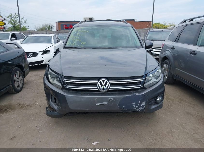 2012 Volkswagen Tiguan VIN: WVGBV7AX3CW003812 Lot: 11994533