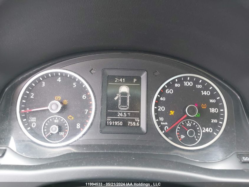 2012 Volkswagen Tiguan VIN: WVGBV7AX3CW003812 Lot: 11994533