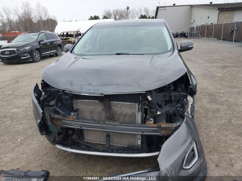 2018 Ford Edge Sel VIN: 2FMPK4J87JBB29515 Lot: 11994561