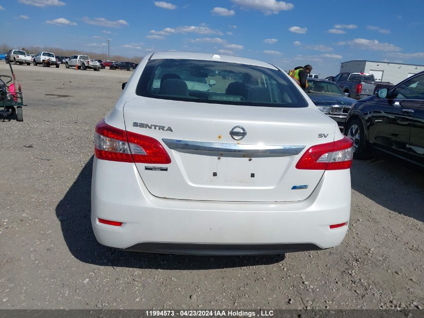 2013 Nissan Sentra S/Sv/Sr/Sl VIN: 3N1AB7AP2DL763572 Lot: 11994573