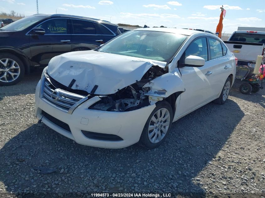 2013 Nissan Sentra S/Sv/Sr/Sl VIN: 3N1AB7AP2DL763572 Lot: 11994573