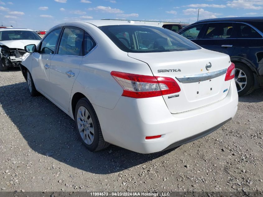 2013 Nissan Sentra S/Sv/Sr/Sl VIN: 3N1AB7AP2DL763572 Lot: 11994573