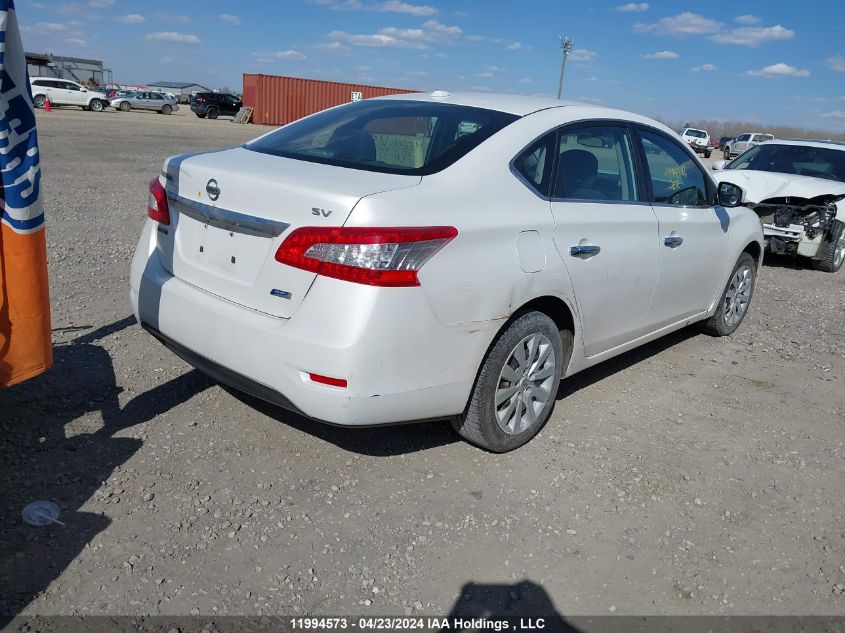 2013 Nissan Sentra S/Sv/Sr/Sl VIN: 3N1AB7AP2DL763572 Lot: 11994573