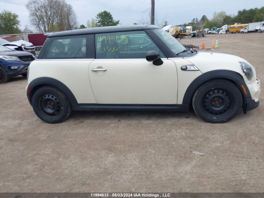 2013 Mini Cooper Hardtop VIN: WMWSV3C59DT393789 Lot: 11994633