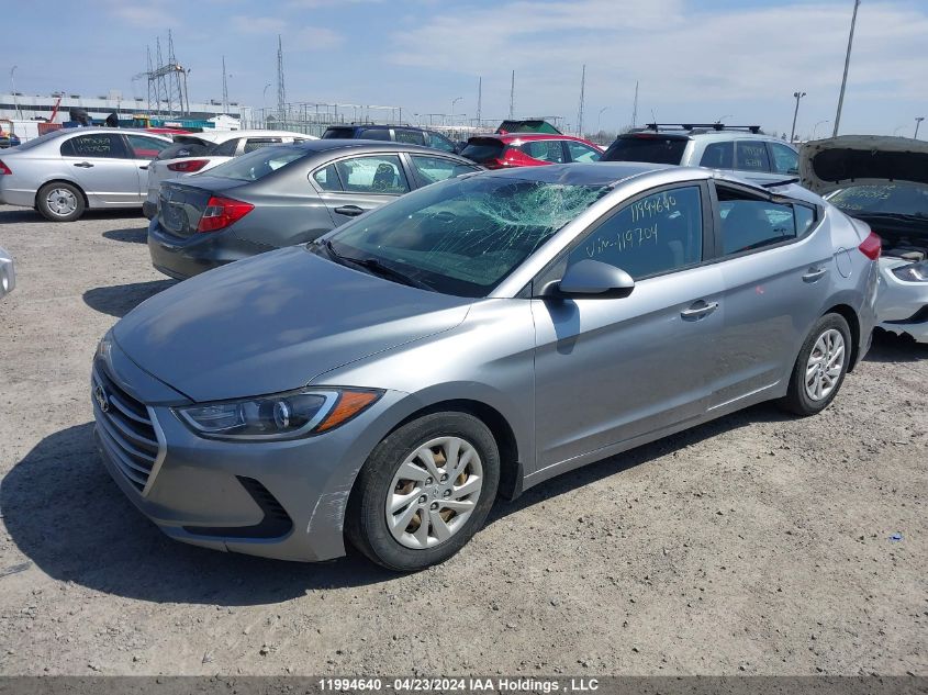 2017 Hyundai Elantra VIN: 5NPD74LF0HH119704 Lot: 11994640