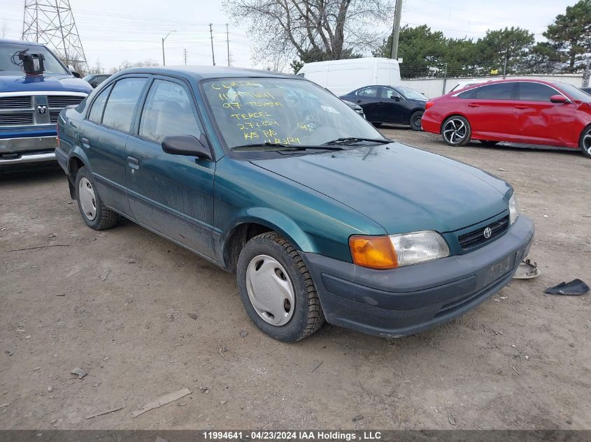 1997 Toyota Tercel Ce VIN: JT2BC51L6V0277354 Lot: 11994641