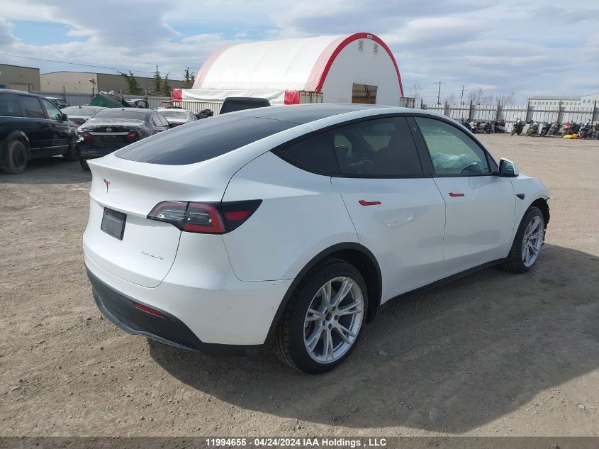 2020 Tesla Model Y VIN: 5YJYGDEE2LF017205 Lot: 11994655