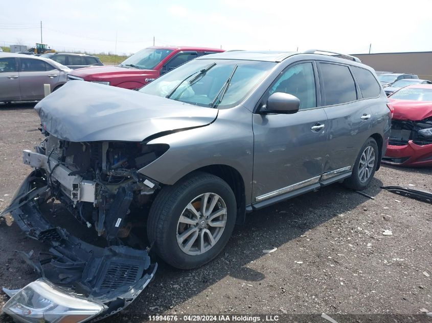 2015 Nissan Pathfinder S/Sv/Sl/Platinum VIN: 5N1AR2MM0FC679824 Lot: 11994676