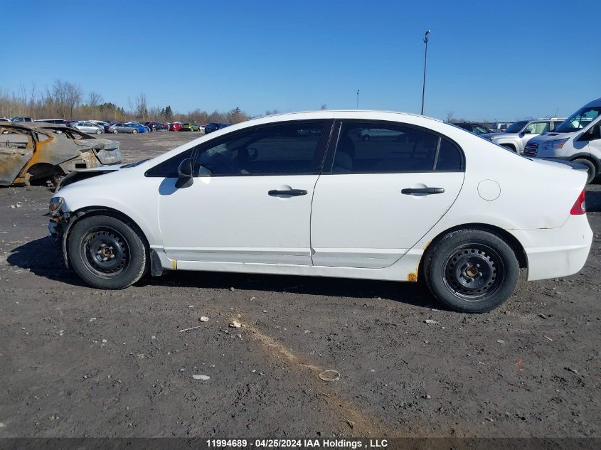 2009 Honda Civic Sdn VIN: 2HGFA15499H012490 Lot: 11994689