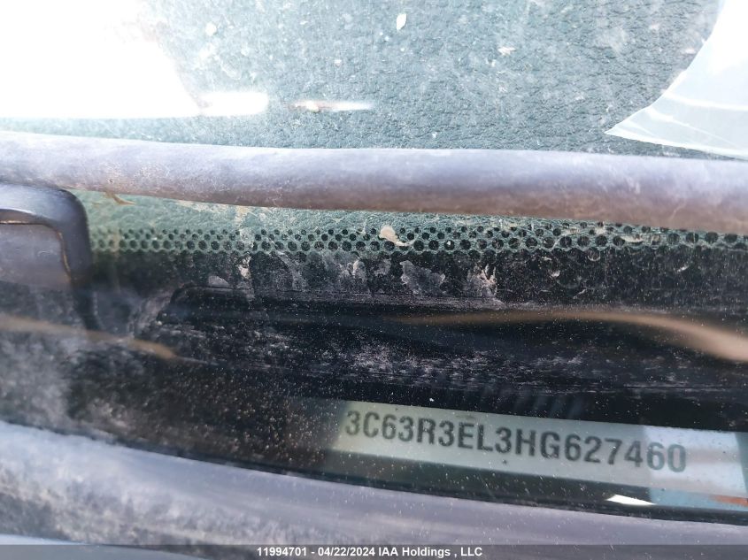 2017 Ram 3500 Laramie VIN: 3C63R3EL3HG627460 Lot: 11994701